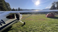 Airplane Camping